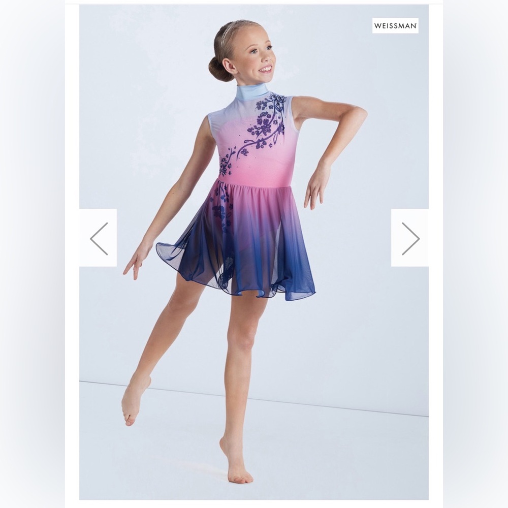 Weissman My Wish / I Hope You Dance pink blue SC 6/6x dance costume